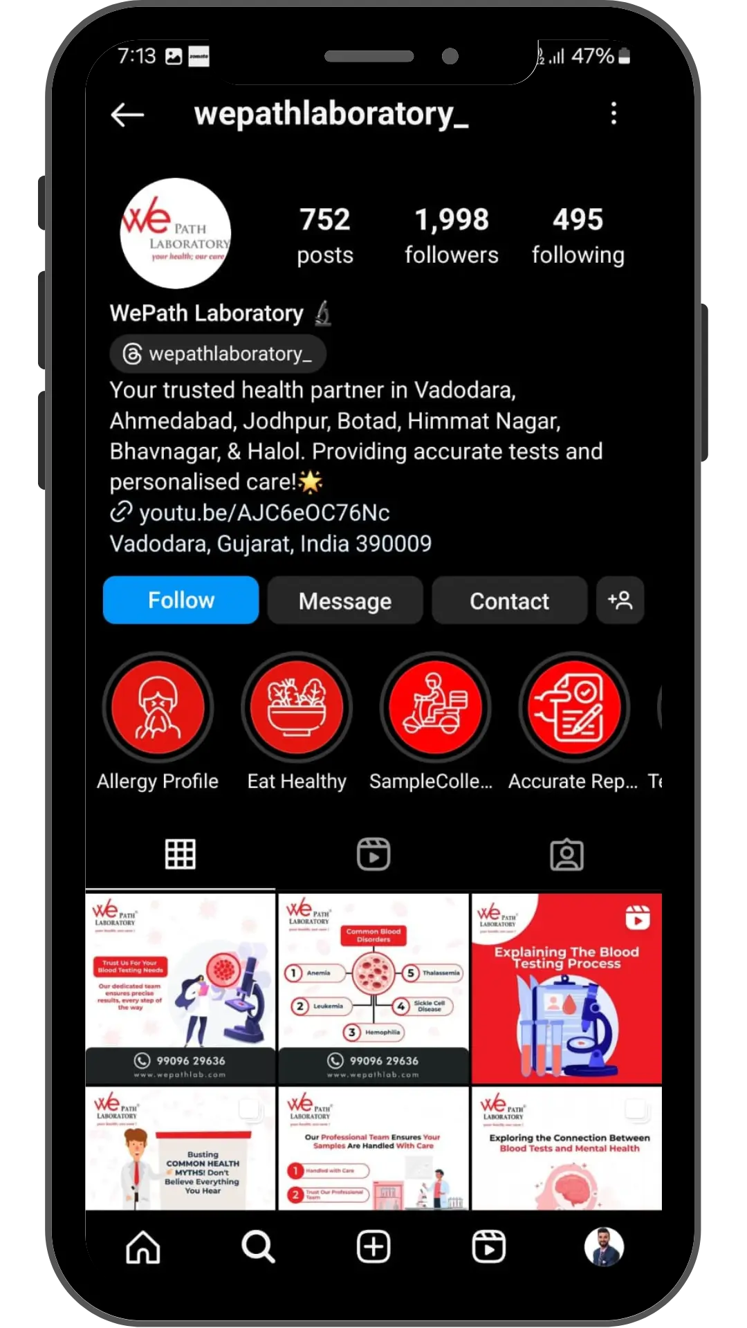 Wepath Laboratory — first piece of the delivered work