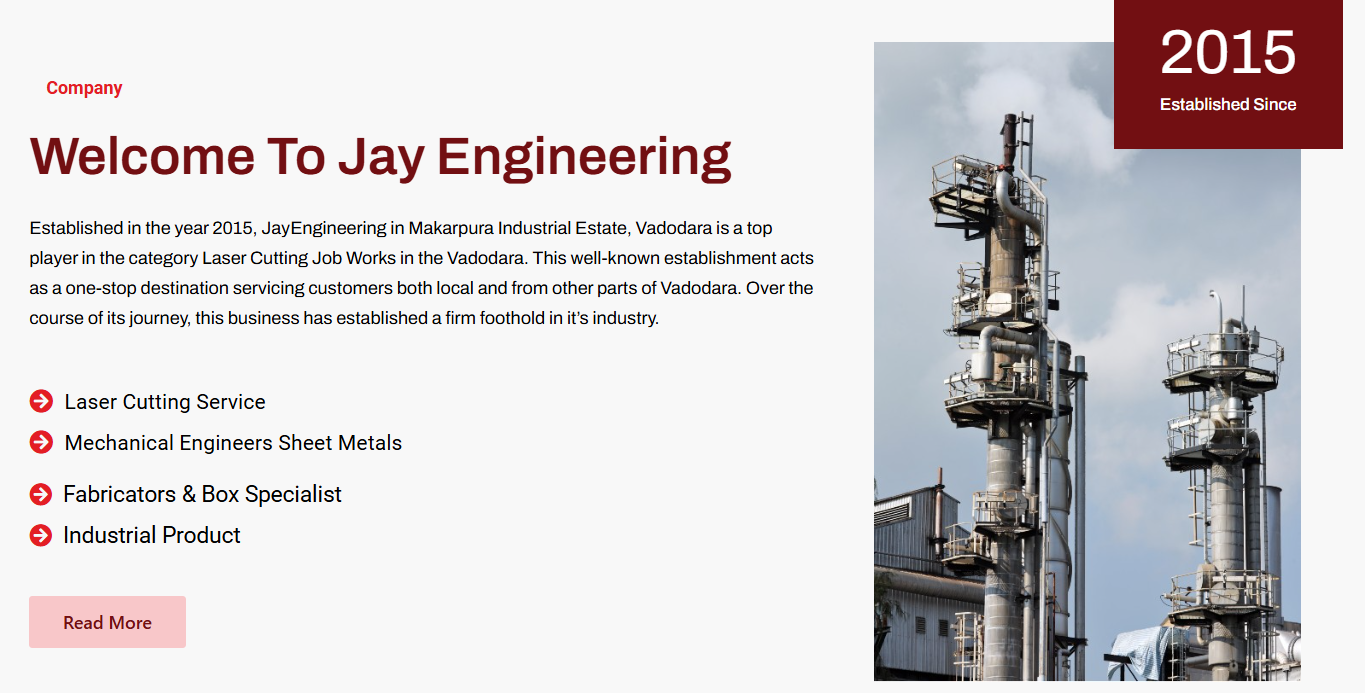 Jay Engineering — delivered work, piece 2 of 4