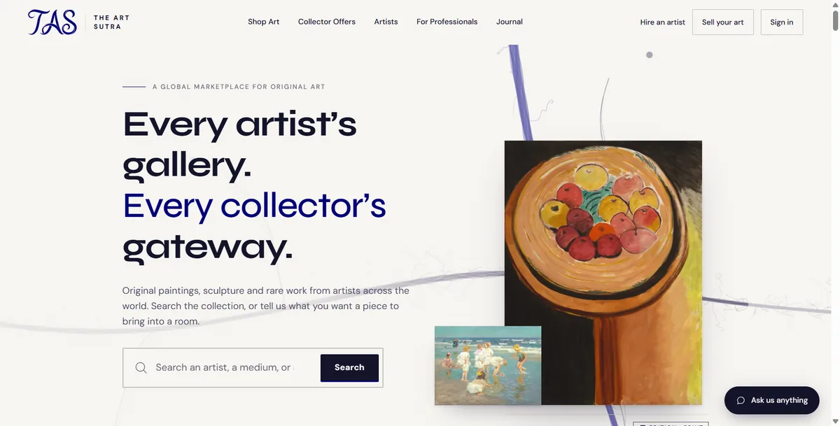 The Art Sutra — Global Art Marketplace